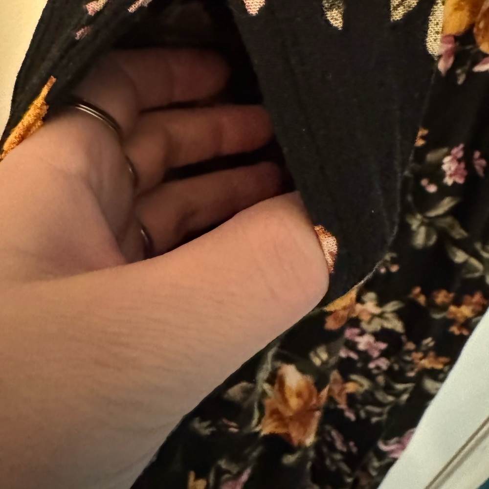 American Eagle Outfitters Black and Pink Jumpsuit - Picture 2 of 8